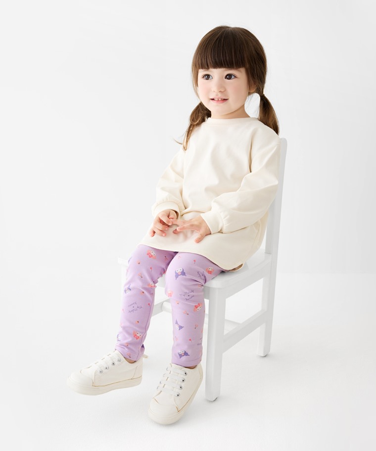 三麗鷗彈力九分內搭褲-童