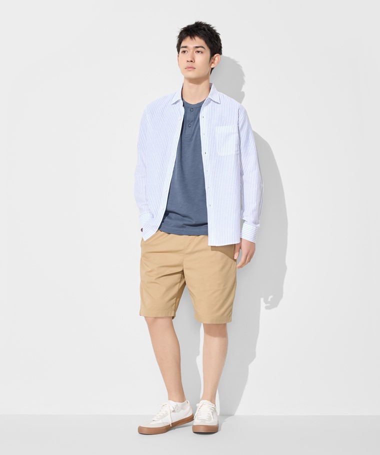 快乾棉質輕便短褲-男