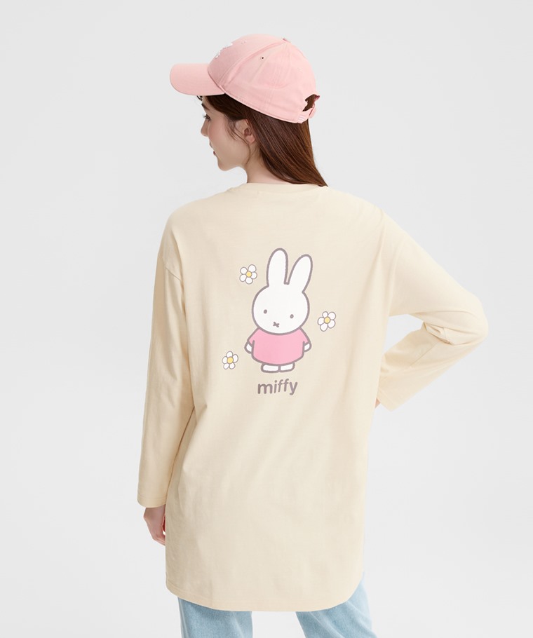 Miffy竹節棉長版上衣-女