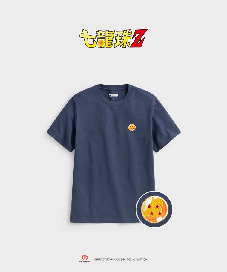 聯名系列T恤-MEN：男 · 七龍珠Z厚版電繡T恤-08
