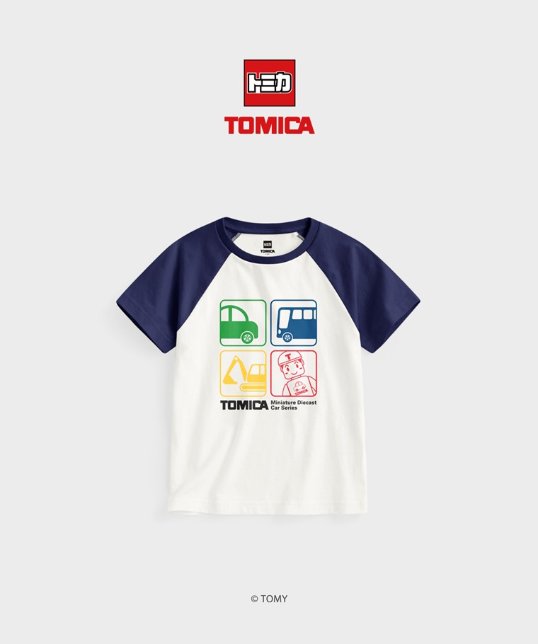 聯名系列T恤-KIDS：童 · TOMICA印花T恤-06