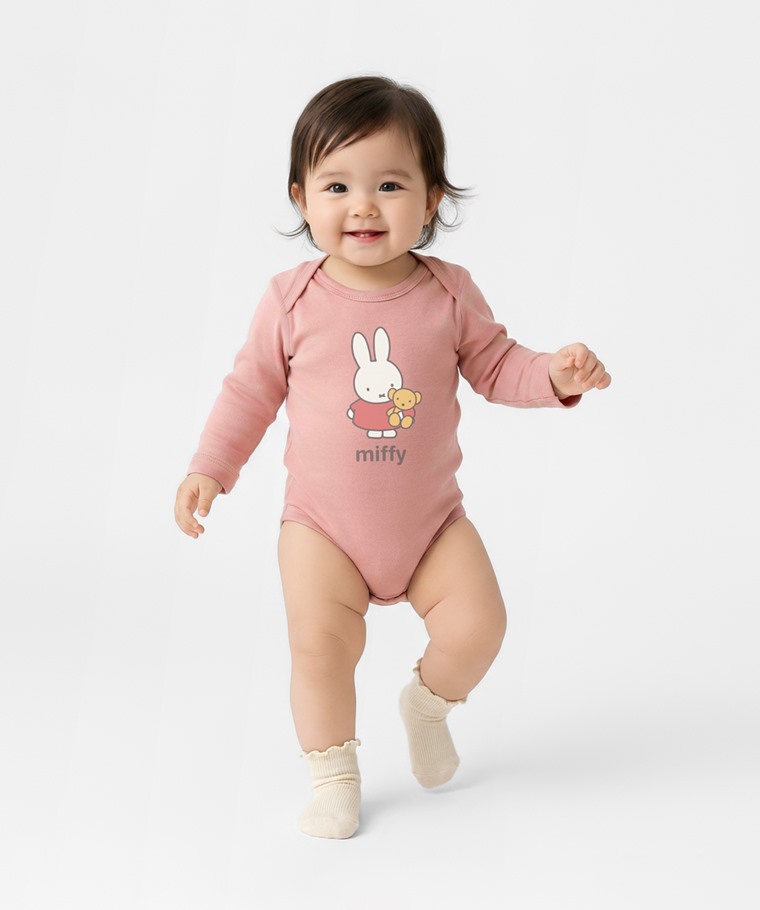Miffy and Friends純棉羅紋印花包臀衣-Baby