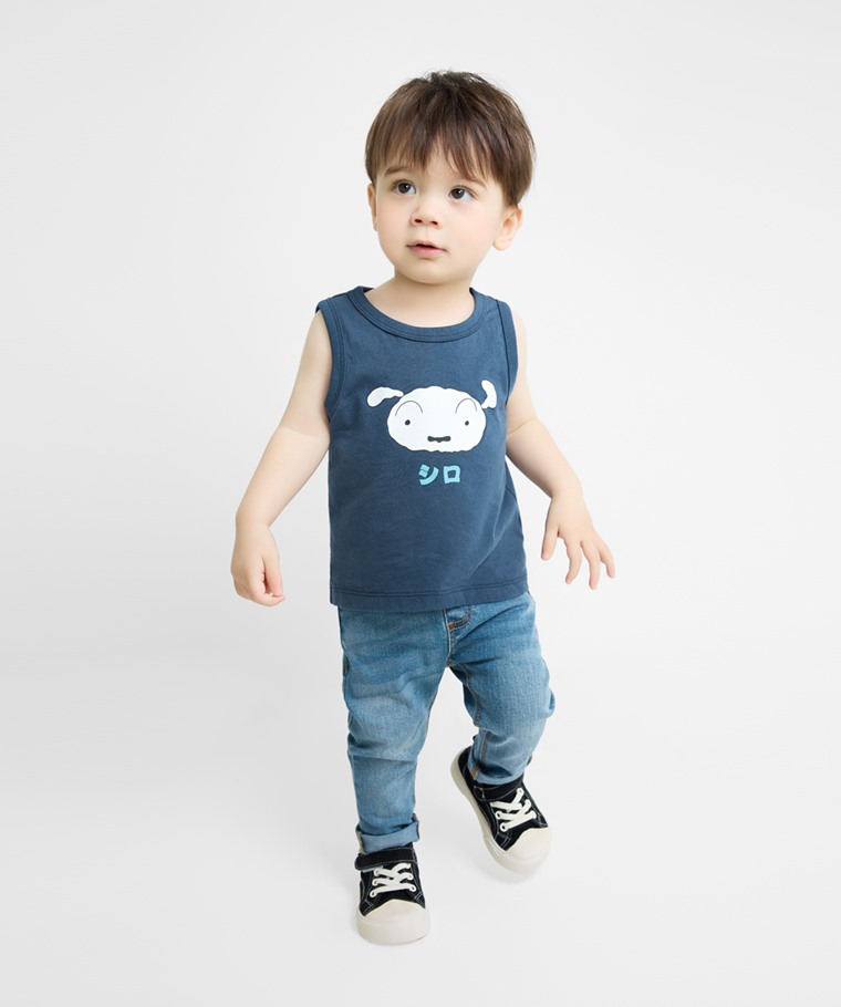 蠟筆小新純棉印花背心-Baby