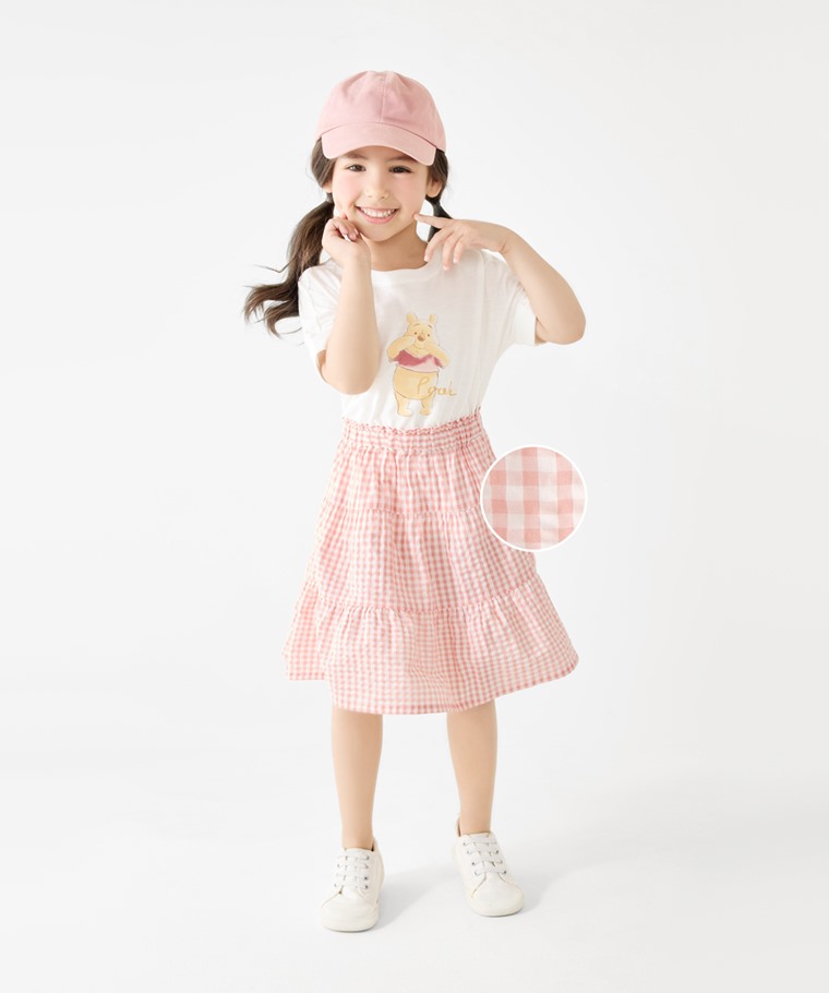 格紋蛋糕裙-童