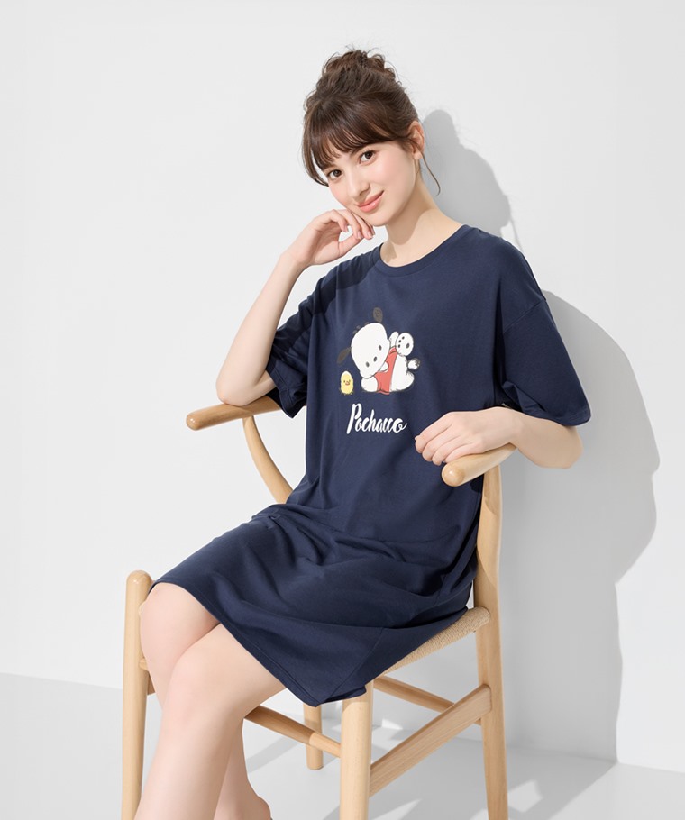 宅家舒適家居系列：女 · 三麗鷗莫代爾家居洋裝-02