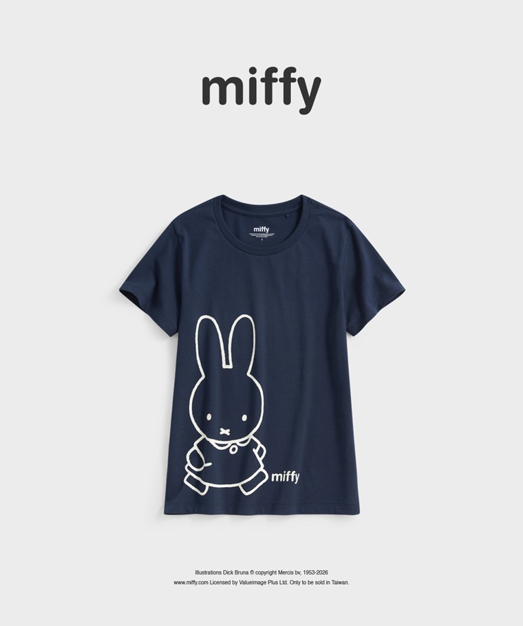 聯名系列T恤-WOMEN：女 · Miffy印花T恤-05