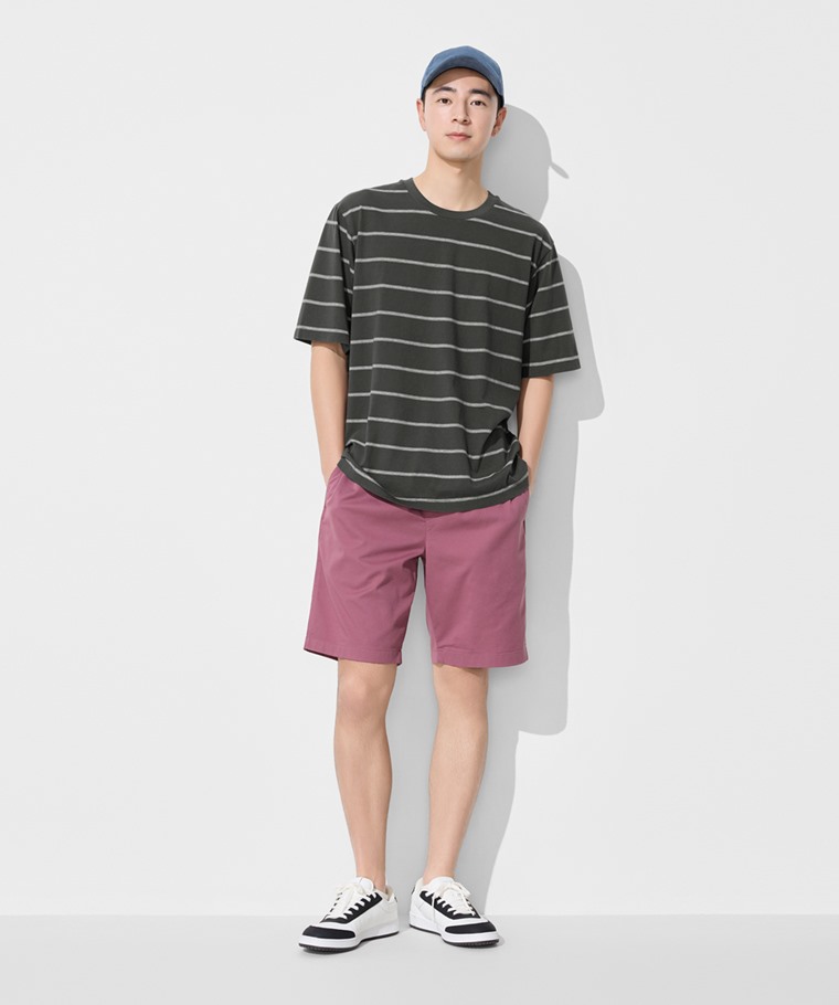 快乾棉質輕便短褲-男