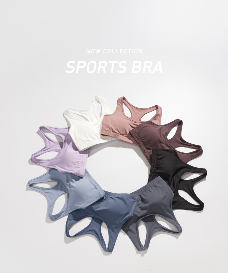 運動精選系列：女 · 運動輕度支撐Bra背心