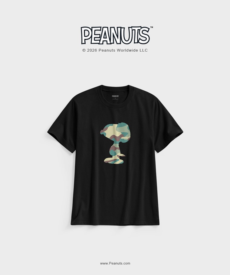 聯名系列T恤-MEN：男 · 史努比系列印花T恤-05