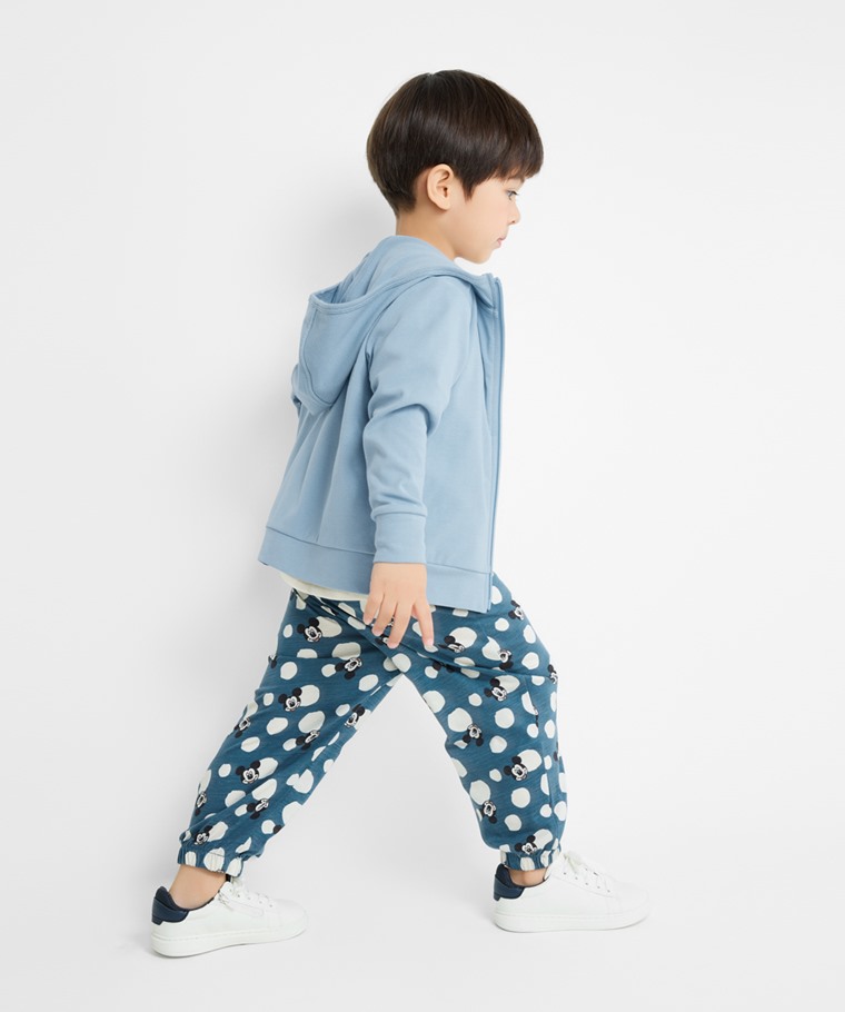 迪士尼系列竹節棉束口褲-童