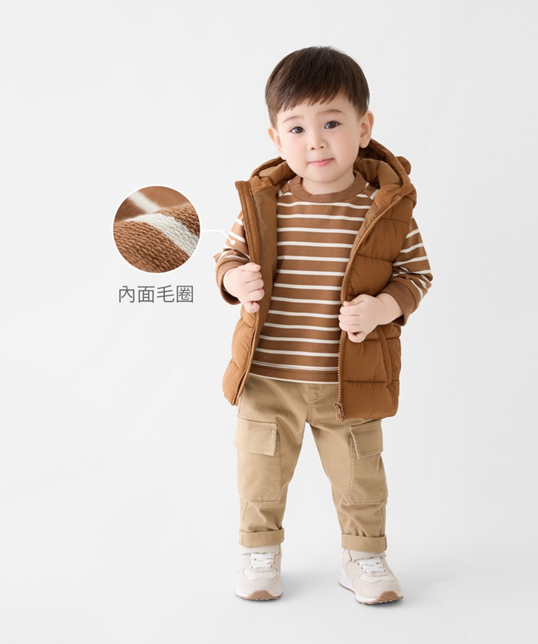 小毛圈條紋上衣-Baby