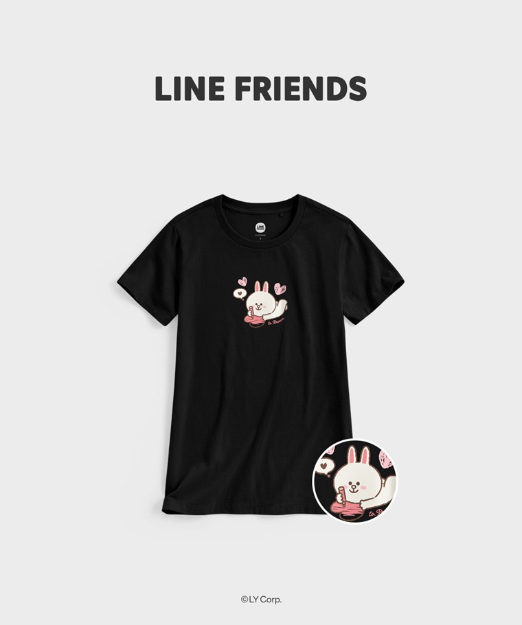 聯名系列T恤-WOMEN：女 · LINE FRIENDS印花T恤-06