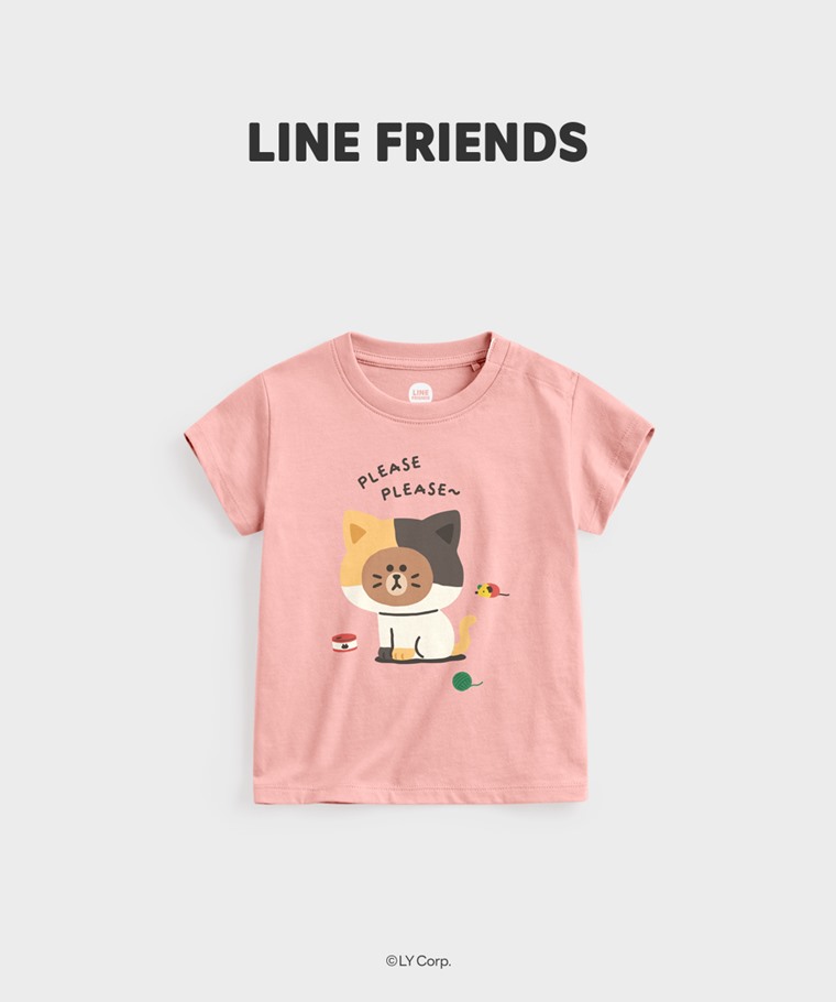 聯名系列T恤-BABY：Baby · LINE FRIENDS印花T恤-04