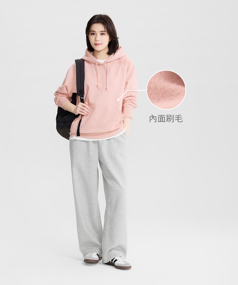 刷毛連帽衫-女