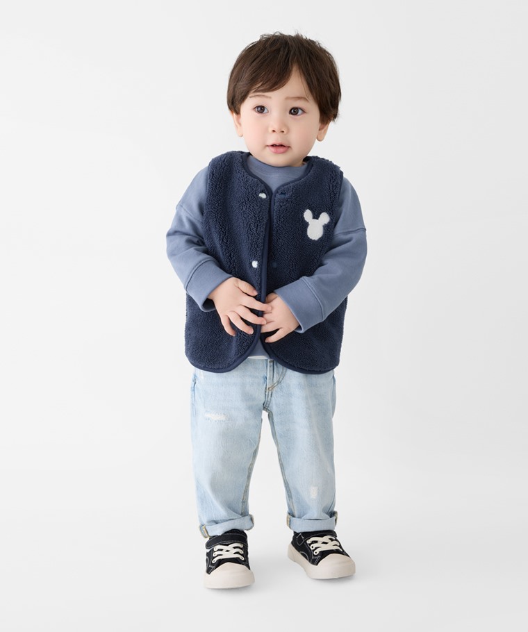 迪士尼系列電繡背心-Baby - 背心設計，穿脫便利，輕鬆搭配各式造型。