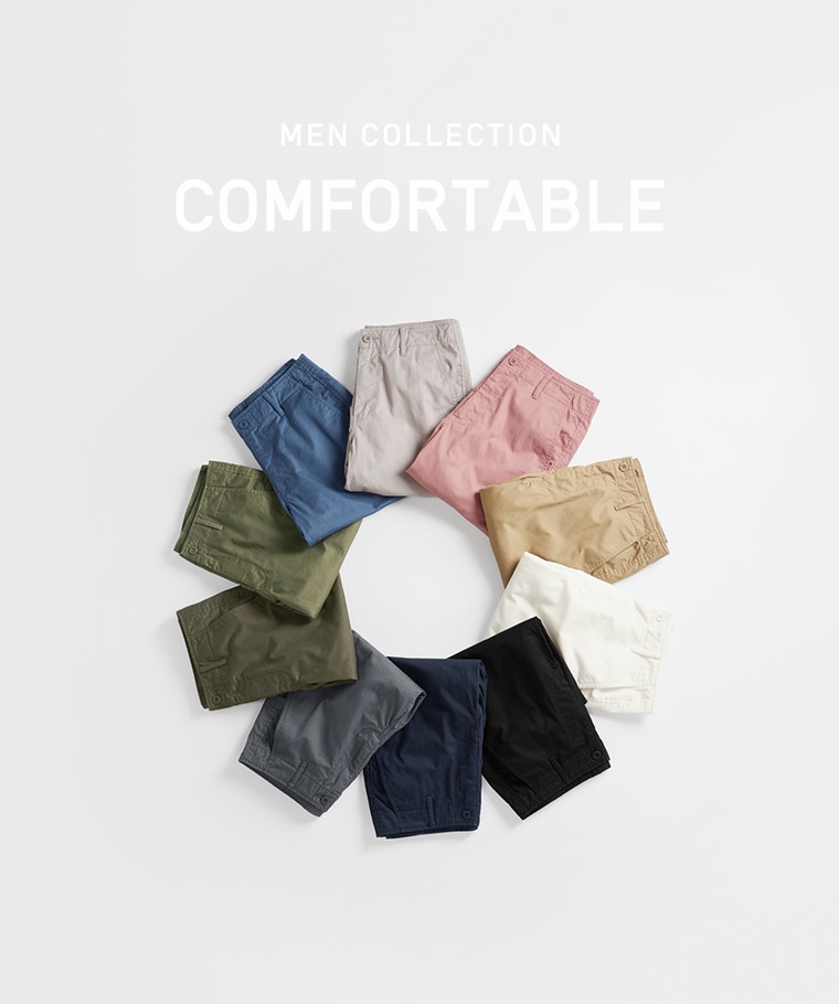 春夏男裝新品：男 · 卡其短褲