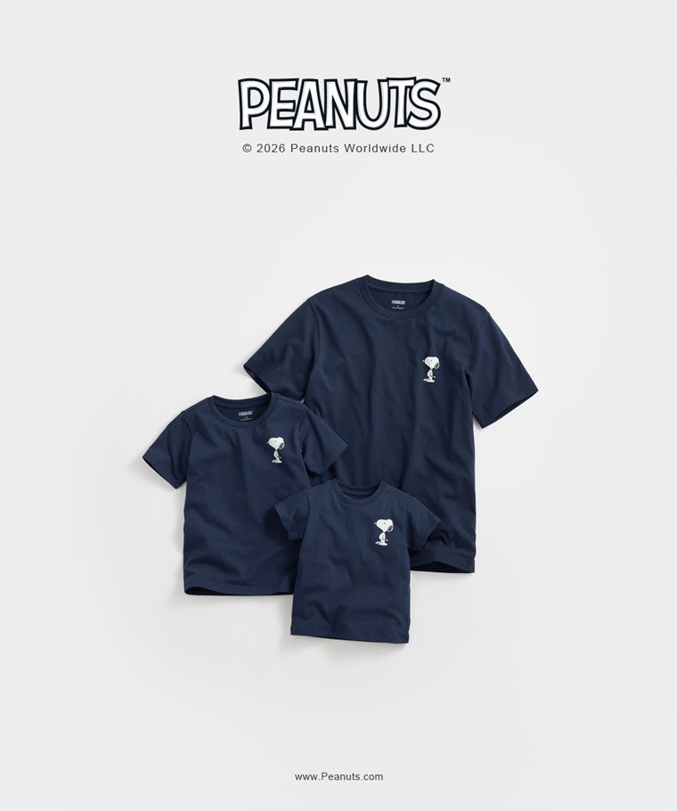 親子/情侶系列：Baby · 史努比系列印花T恤-04,童 · 史努比系列印花T恤-04,男 · 史努比系列厚版印花T恤-04