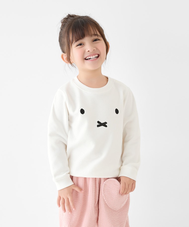 Miffy毛圈電繡圓領衫-01-童