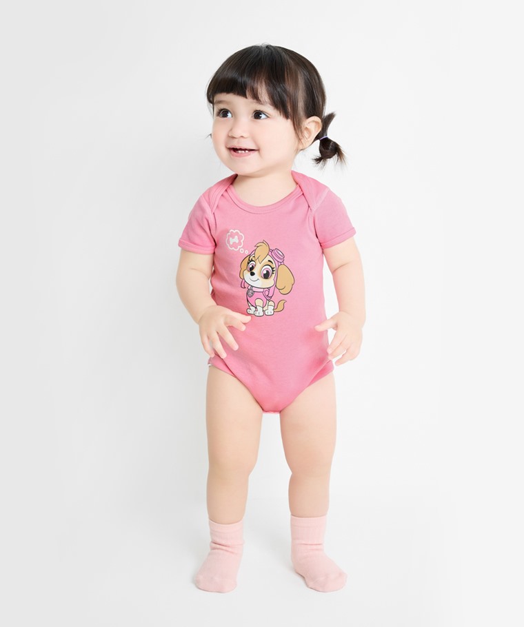 春夏嬰幼兒新品：Baby · 汪汪隊立大功純棉羅紋包臀衣,Baby · 寬羅紋中筒襪(3入)
