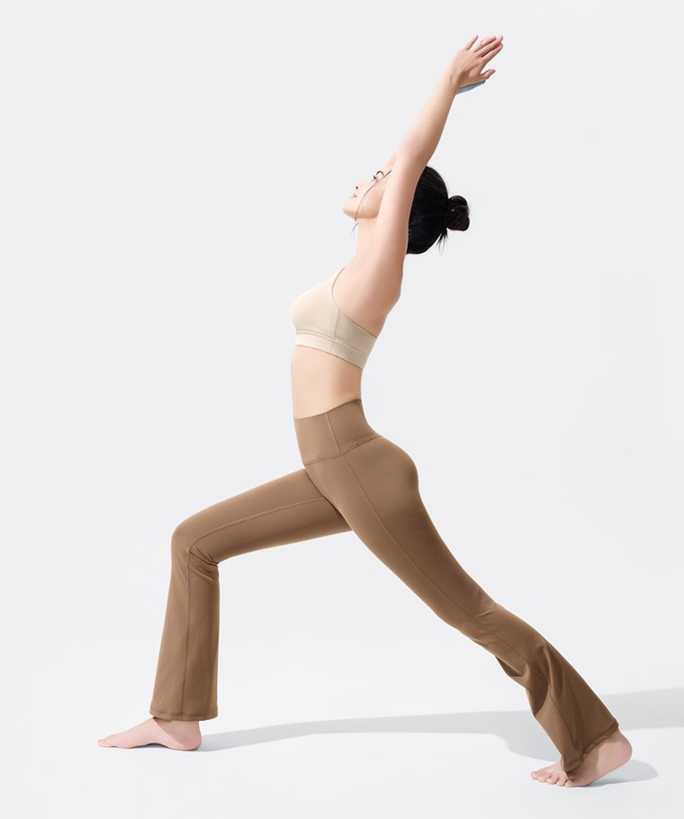 運動輕度支撐喇叭褲-女