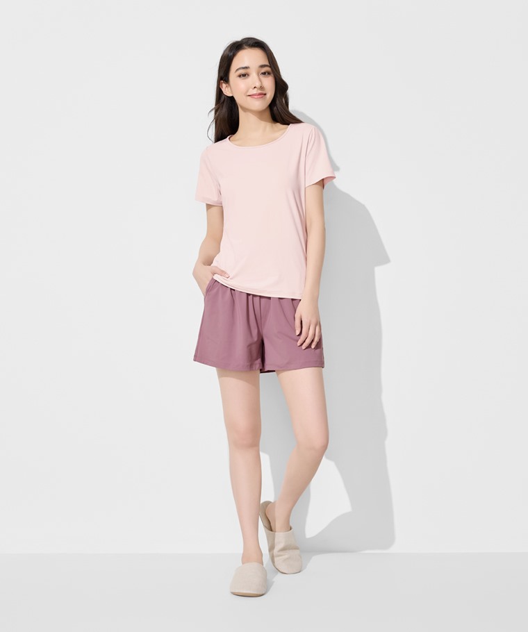 宅家舒適家居系列：女 · 輕涼短袖家居套裝