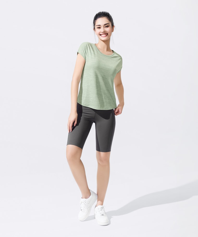 吸排連袖寬版上衣-女