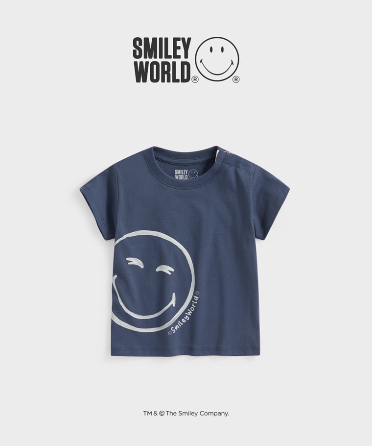聯名系列T恤-BABY：Baby · SmileyWorld®印花T恤-02