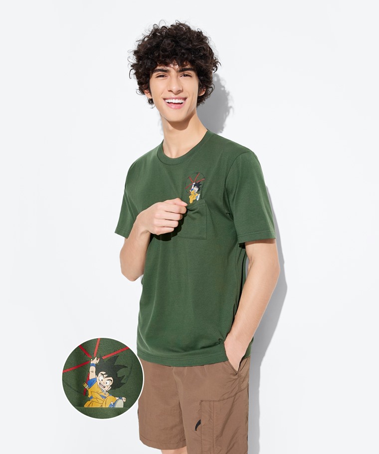 七龍珠大魔口袋印花T恤-03-男