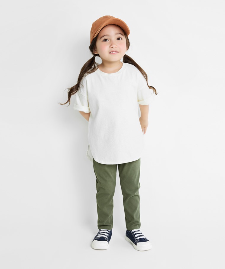 針織緊身長褲-童