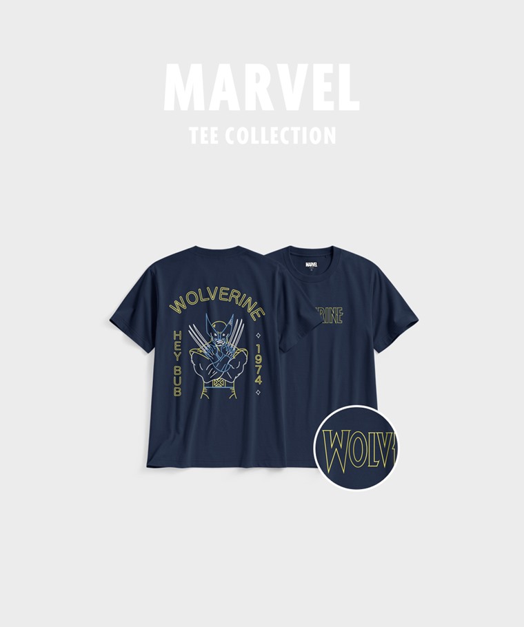 聯名系列T恤-MEN：男 · 漫威系列印花T恤-04