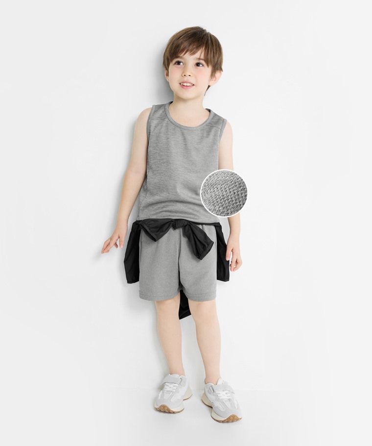 吸排網眼背心-童