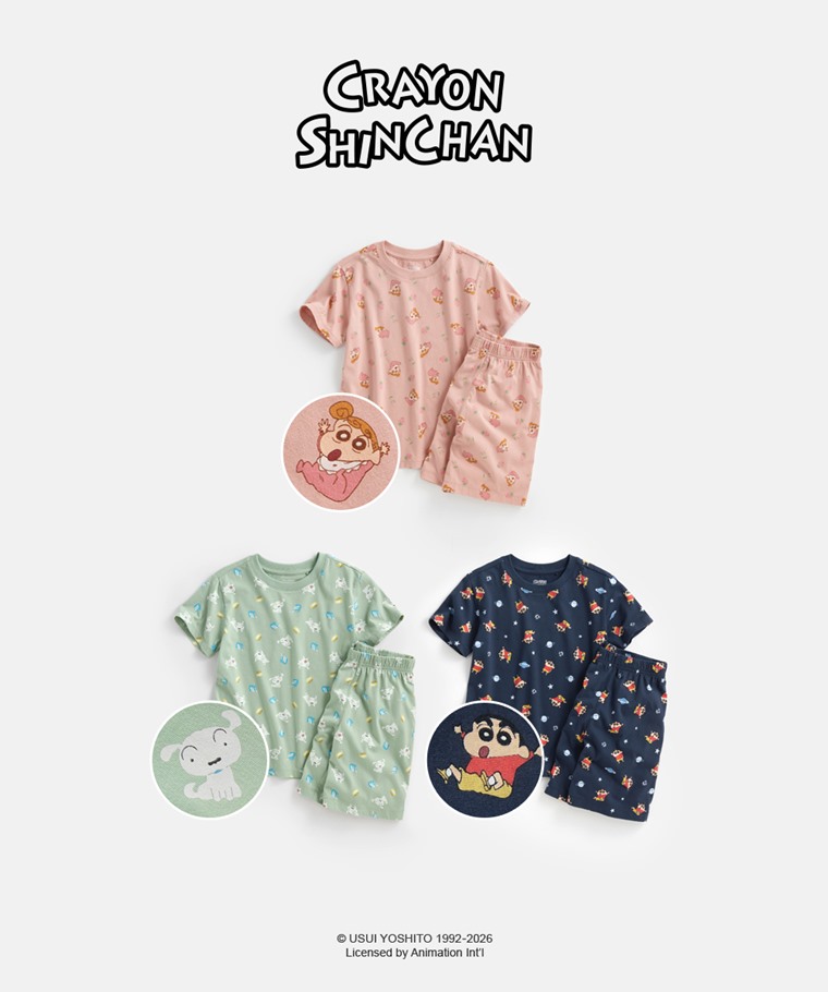 蠟筆小新純棉家居套裝-童