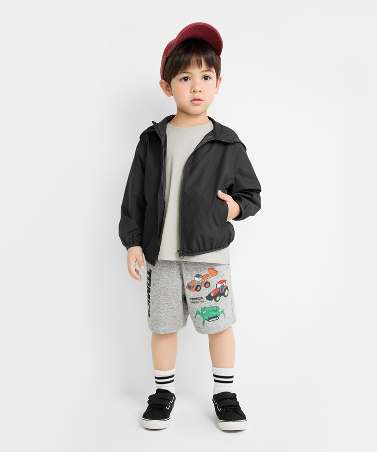 TOMICA竹節棉印花口袋短褲-童