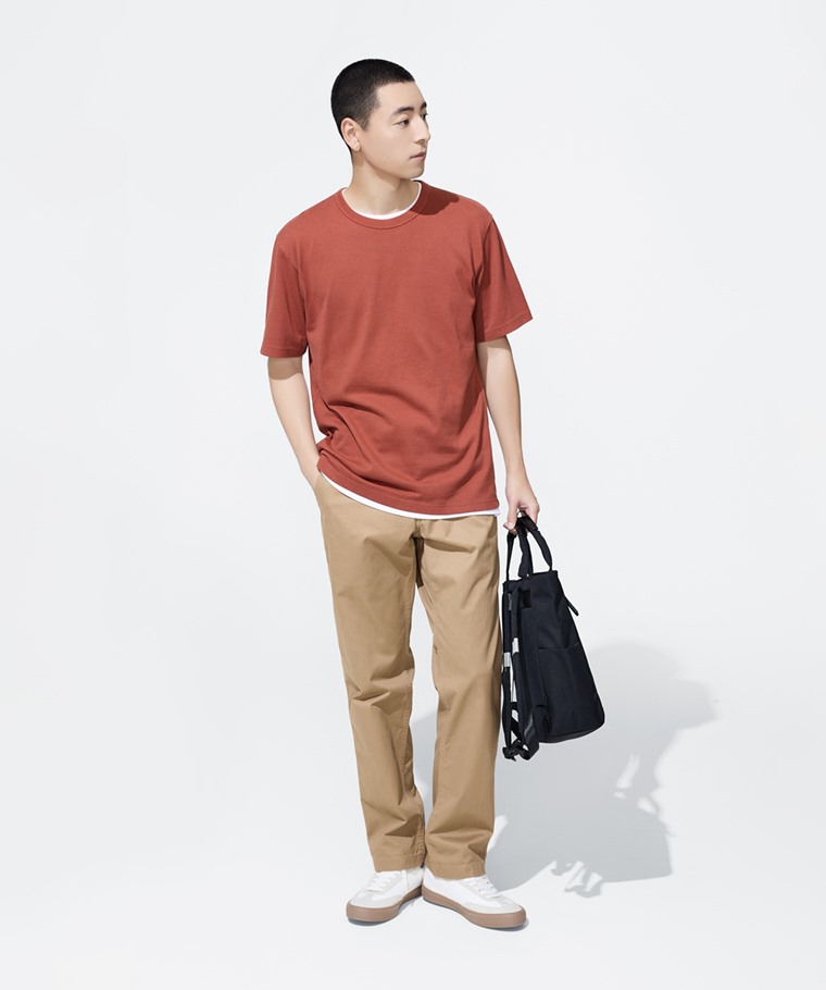 復古Regular Fit卡其褲-男