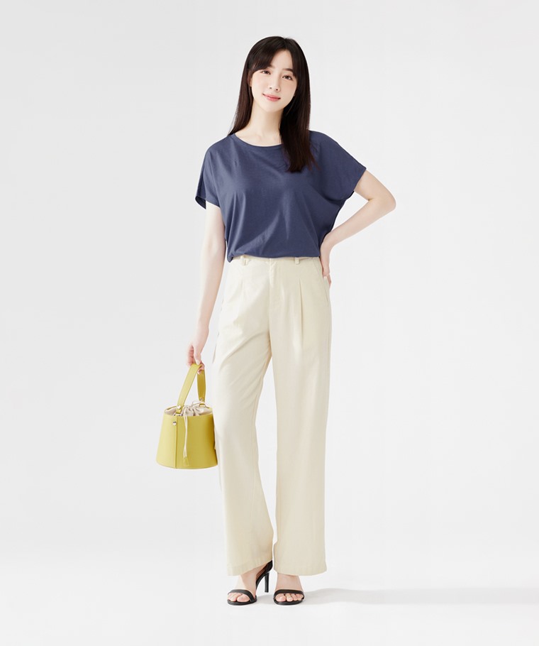 莫代爾寬鬆連袖上衣-女