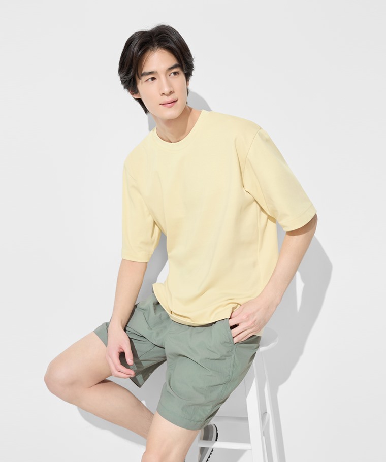春夏男裝新品：男 · 輕涼棉質寬版T恤