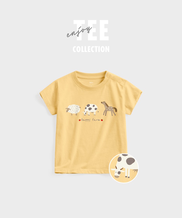 聯名系列T恤-BABY：Baby · 動物印花T恤-03