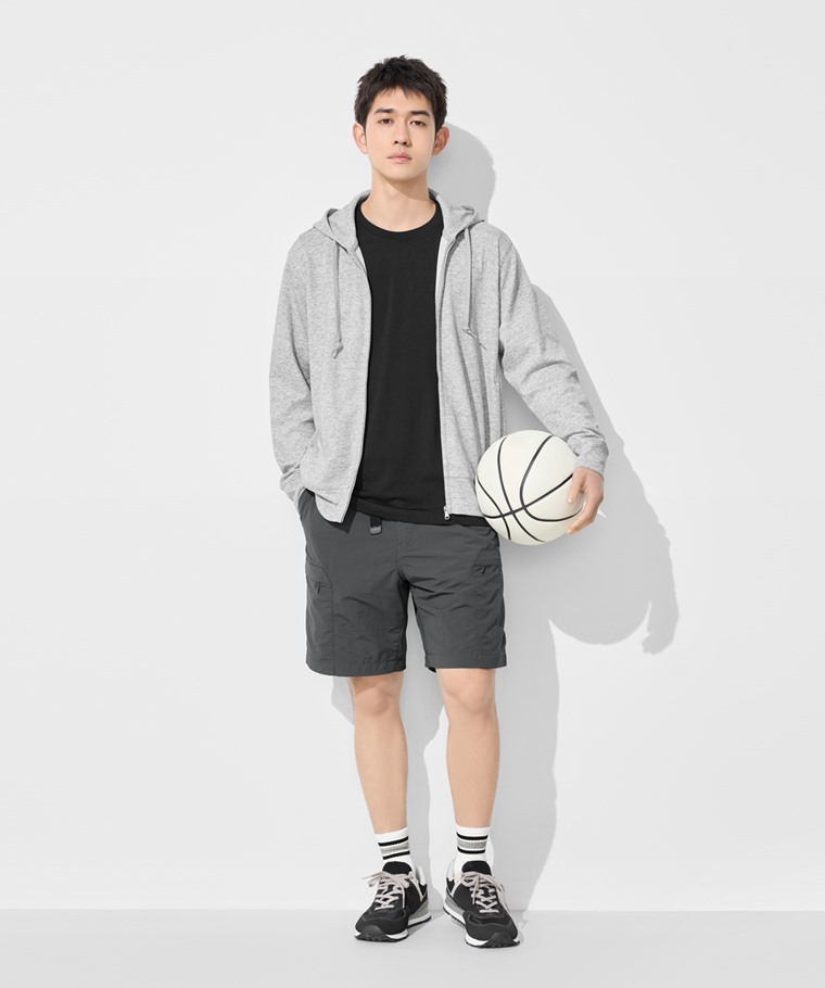 吸排無側縫圓領T恤-男