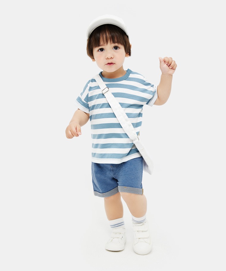 針織鬆緊短褲-Baby