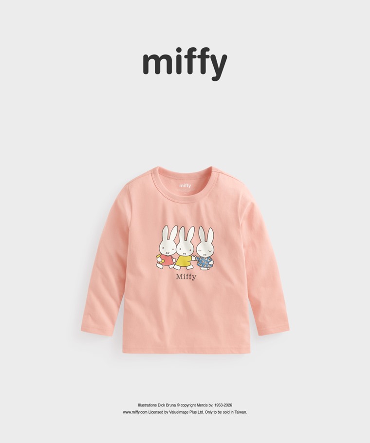 聯名系列T恤-KIDS：童 · Miffy長袖印花T恤-04