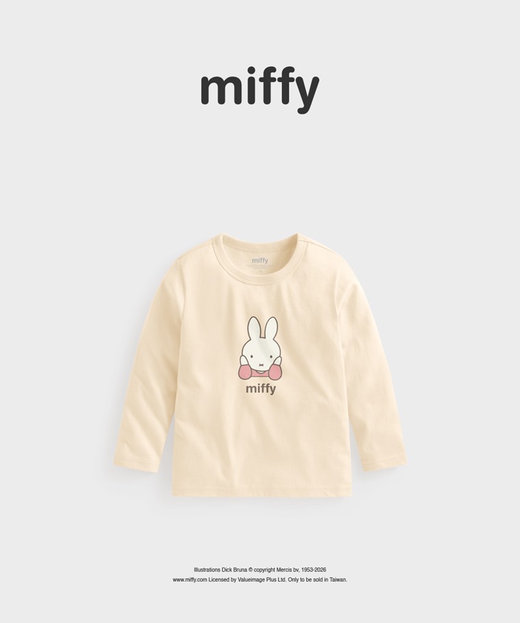 聯名系列T恤-KIDS：童 · Miffy長袖印花T恤-03