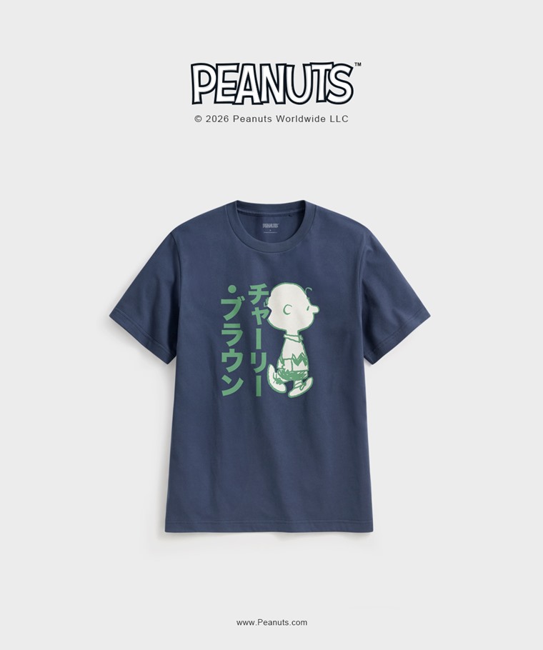 聯名系列T恤-MEN：男 · 史努比系列厚版印花T恤-23