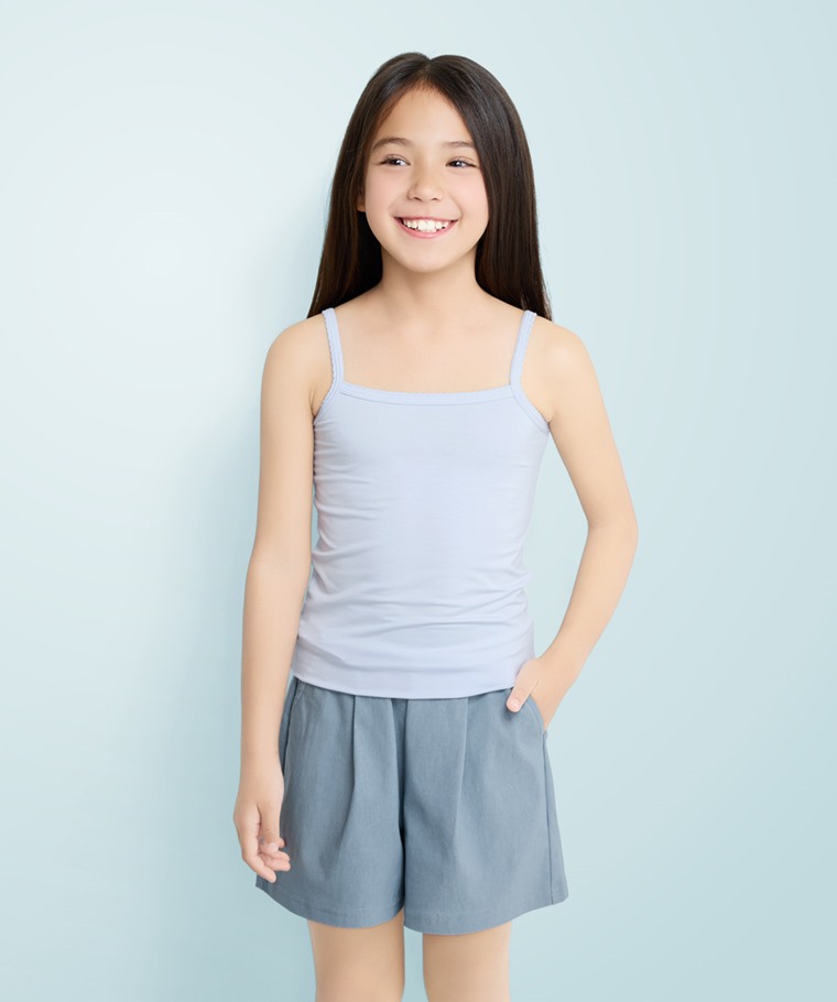 輕涼細肩帶背心-童