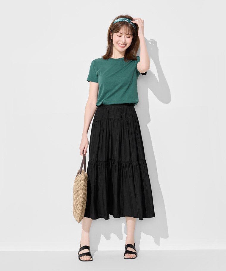 純棉圓領T恤-女