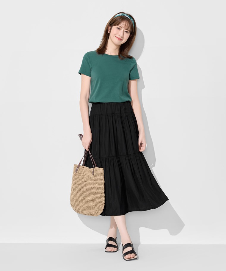 純棉圓領T恤-女