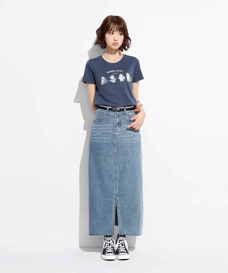 貓福珊迪印花T恤-01-女