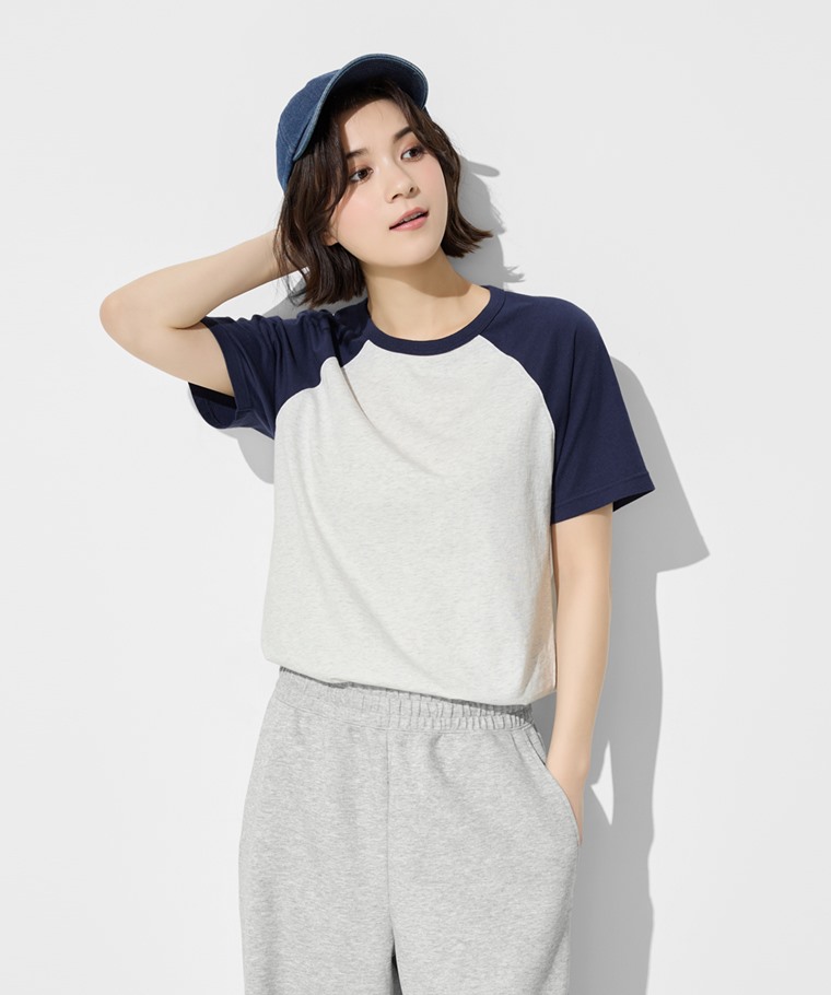 純棉拉克蘭短袖T恤-女