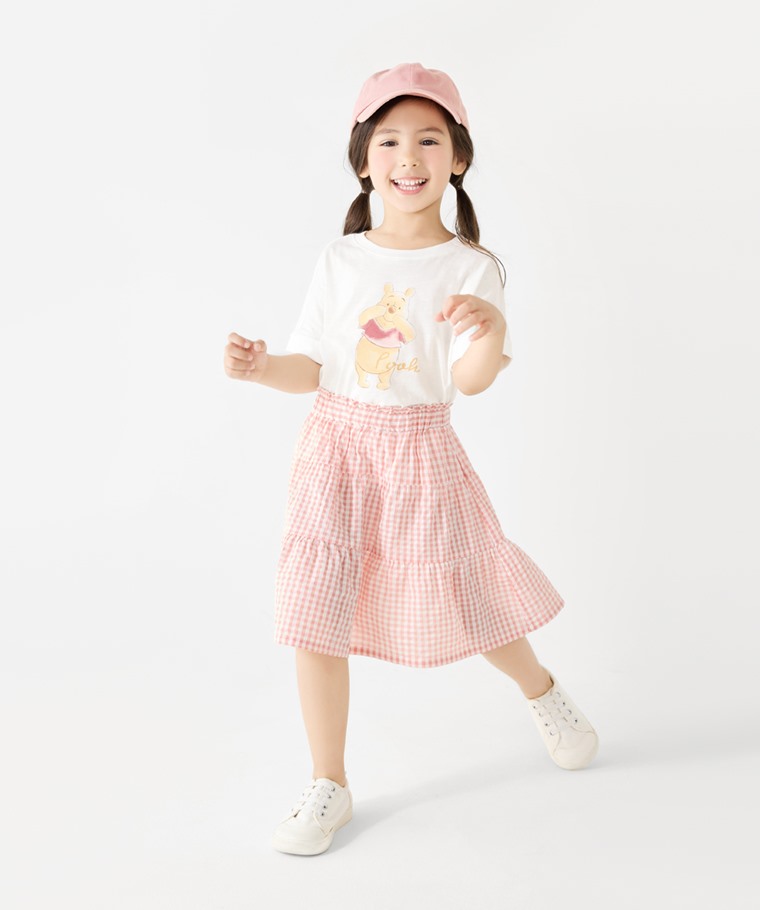 格紋蛋糕裙-童