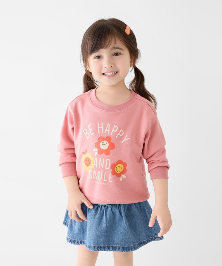 SmileyWorld®毛圈印花圓領衫-09-童