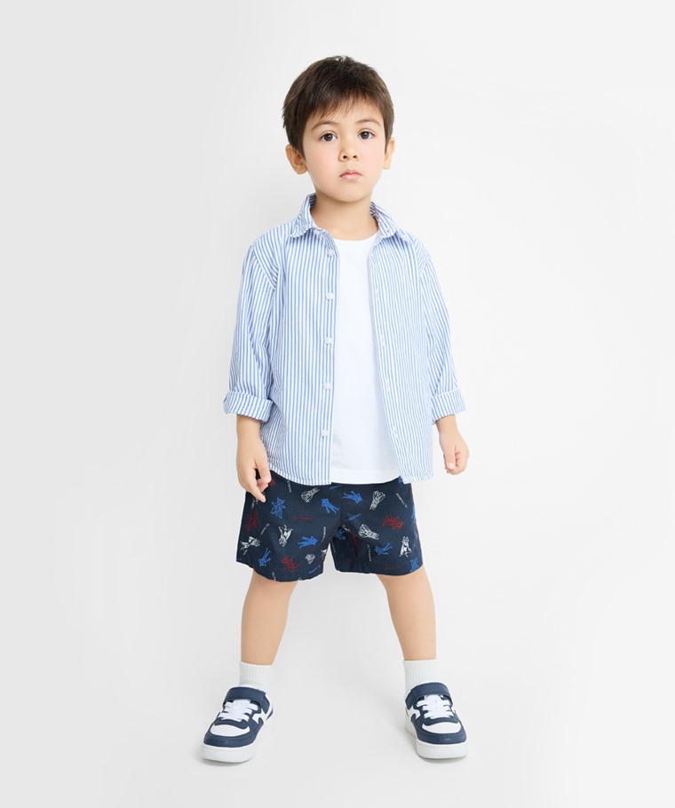 超人力霸王輕便鬆緊短褲-童